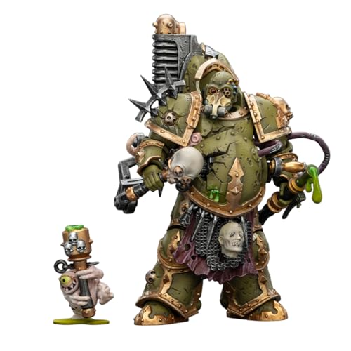 Image of JOYTOY Warhammer 40K 1 /18 Action Figure 15+, Death Guard, Foul Blightspawn, with Plague Sprayer 4.92 inch Collectible Model Birthday Gifts, JT02892
