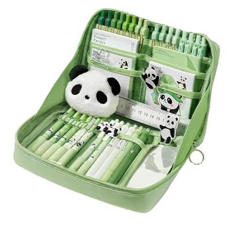 Design accattivante del panda: con il suo accattivante design a tema panda, questo set di cancelleria aggiunge un senso e funge da aggiunta carina e funzionale ai preparativi e alle celebrazioni delle vacanze