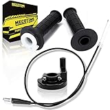 Mecotime Throttle Accelerator Handle Grips and Cable Set for Mini Bike 7/8' 50cc 150cc 250cc...