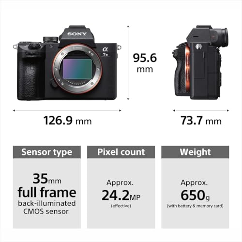 Image of Sony Alpha ILCE-7M3M with All new Lens FE 28-70mm F3.5-5.6 OSS II | Full-Frame Hybrid Camera 24.2MP Interchangeable-Lens Mirrorless Camera|4K HDR Video Recording - Black