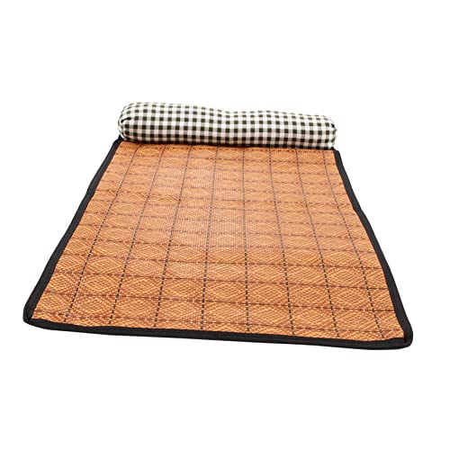 POPETPOP Cooling Cat Mat Slip Breathable Pet Cooling Mat for Summer Comfortable Lightweight Design for Indoor Use Stylish Check Pattern for Pets Up