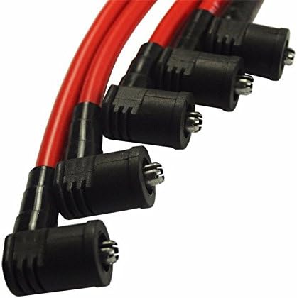 5ps10.2mm Spiral Core Spark Plug Ignition Wire Fit For 92-02 Honda Accord Civic