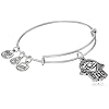 Alex-and-ANI-Hand-of-Fatima-III-Bangle-Bracelet-Expandable Alex and Ani Hand of Fatima III Bangle Bracelet, Rafaelian Silver, Expandable