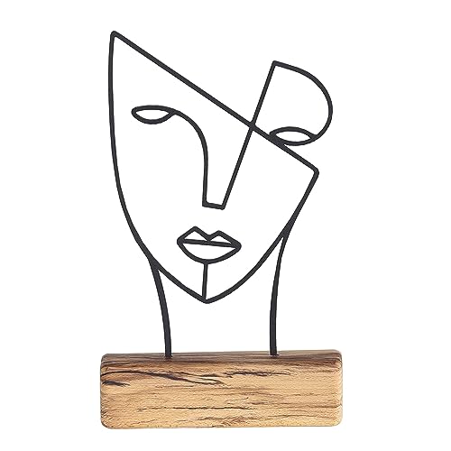Objeto decorativo con estilo de rostro