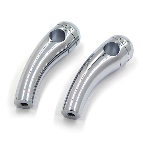 Httmt Mt030-002-1''-Cd Custom Chrome 1 Inch Handlebar 4.5 Inches Risers Handlebar Risers Compatible With Harley Davidson Yamaha Suzuki Kawasaki #TOP6