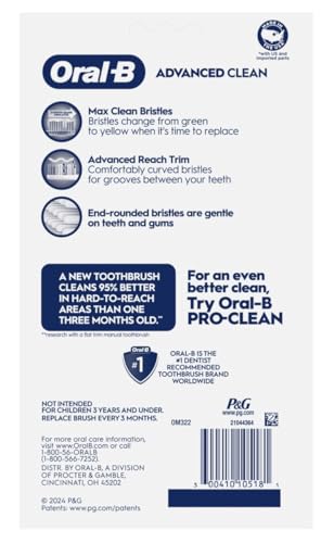 Image of Oral-B Toothbrush Indicator Color Collection Soft 6 Count