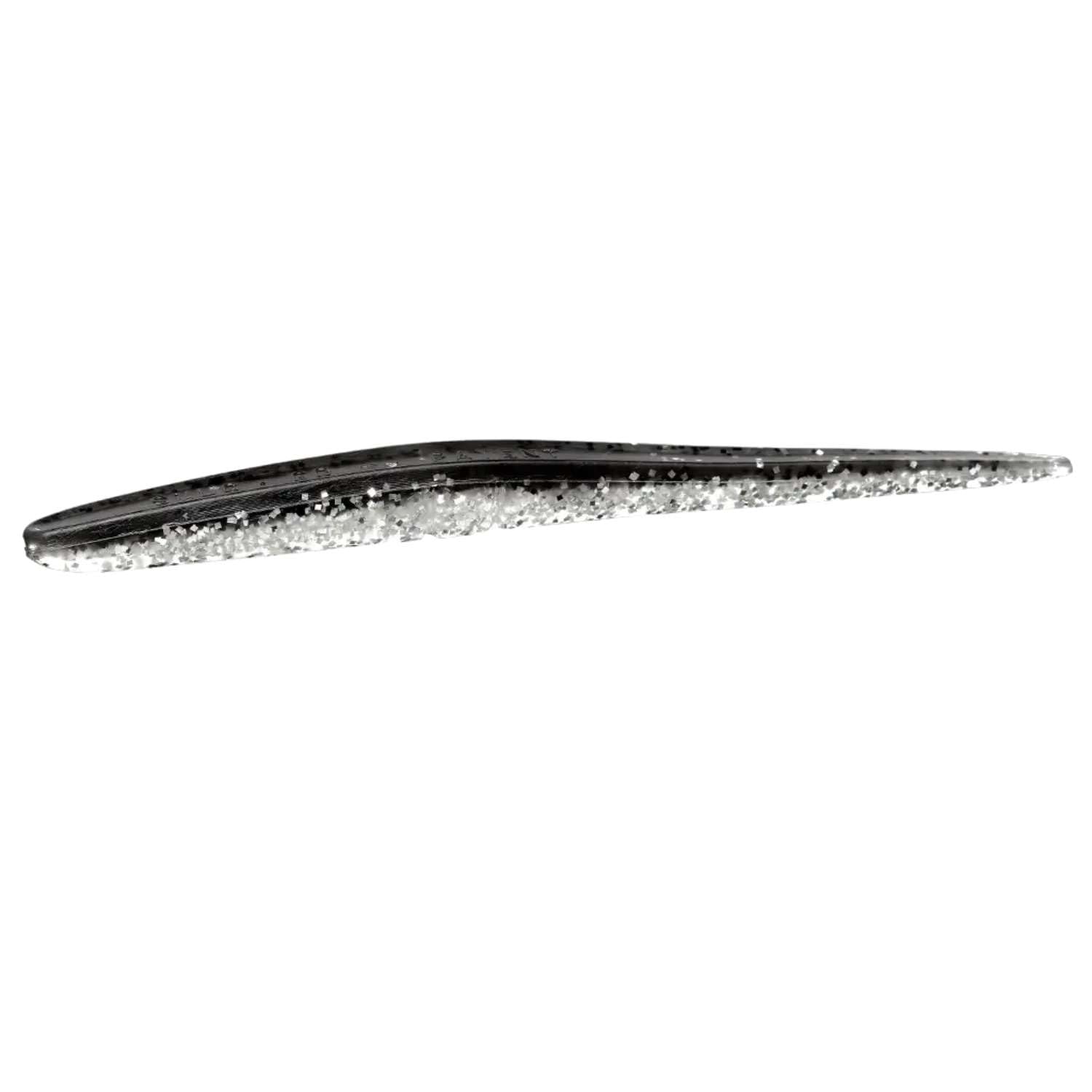 Lunker City Fishing 4.5" Slug-Go Soft Stick Plastic Bait Bass Lure 8 Pack Per Bag, Made in The USA - Silver Pepper Shiner 33 — image 1