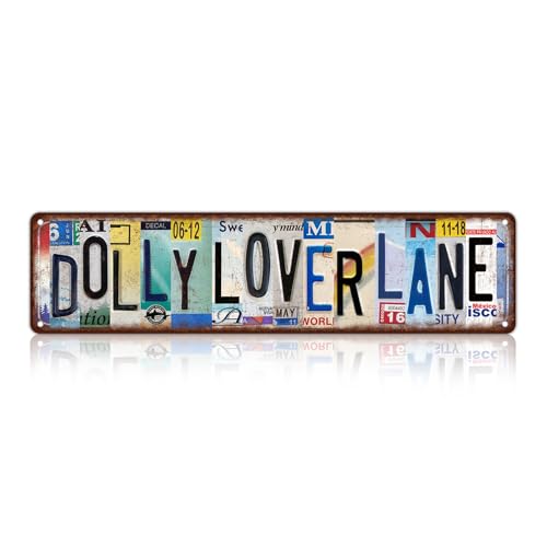 Vintage Dolly Lover Lane Wall Decor Street Signs Home...