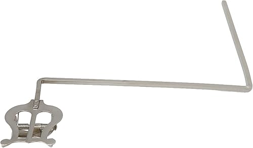 Miniatura 3 de Clip de hoja con abrazadera de marcha de eufonio plateado accesorio de lira 0.157x0.157 in titular parte musical