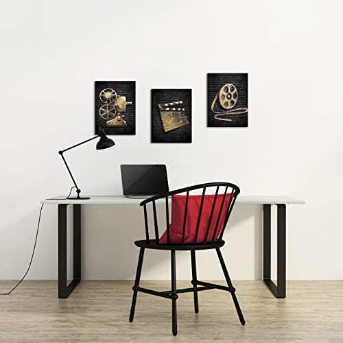 Simiwow Home Movie Theater Canvas Art Prints Media Room Wall Decor Painting Framed Artwork Home Cinema Decor #TOP1