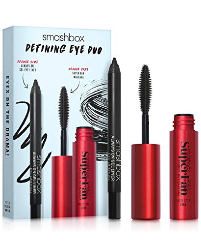 Smashbox Travel Size Defining Eye Duo - Always On Gel Liner In Fishnet, Super Fan Fanned-Out Mascara False Lash Look In Black #TOP14