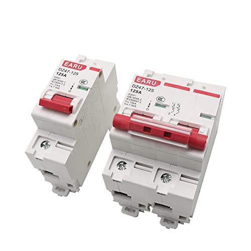 Disjoncteur MCB 2P 40A Type C DZ47 pour rail DIN 35mm