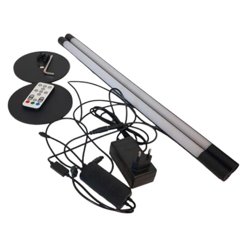 Alexa Lightbar 2er Pack  LED Ecklampe Stehlampe Dimmbar Wohnzimmer Gaming Deko 16 Mio RGB Nachttischlamp/Tischlampe für Wand/Zimmer/TV Nachrüsten Lampe Sync mit Musik Work mit Alexa &Google