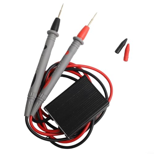 FABULETTA High Voltage Capacitor Discharge Pen V4.0, Ac 630V/Dc 900V Fast Discharge Tool With Led Buzzer, 43.3In Flexible Probe For Ups Energy Storage Protection, Black/Red(A)