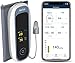 Monitor de oxígeno en la sangre, máquinas automáticas de presión arterial Bluetooth para uso doméstico, monitor de salud con control remoto, brazalete grande, aplicación para iOS y Android