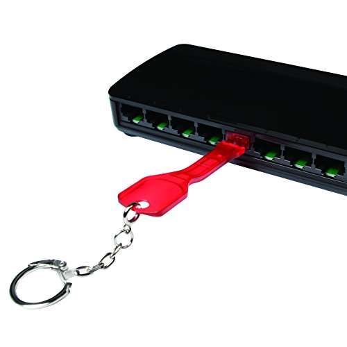 Logilink RJ45 verrous rouges pour sécuriser la box maison