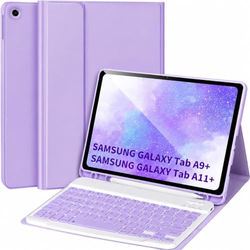 Keyboard Case for Samsung Galaxy Tab A9+/A11+ Plus...