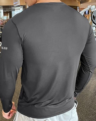 Image of Noble Monk Mens Polyester Solid Regular Fit T-Shirt