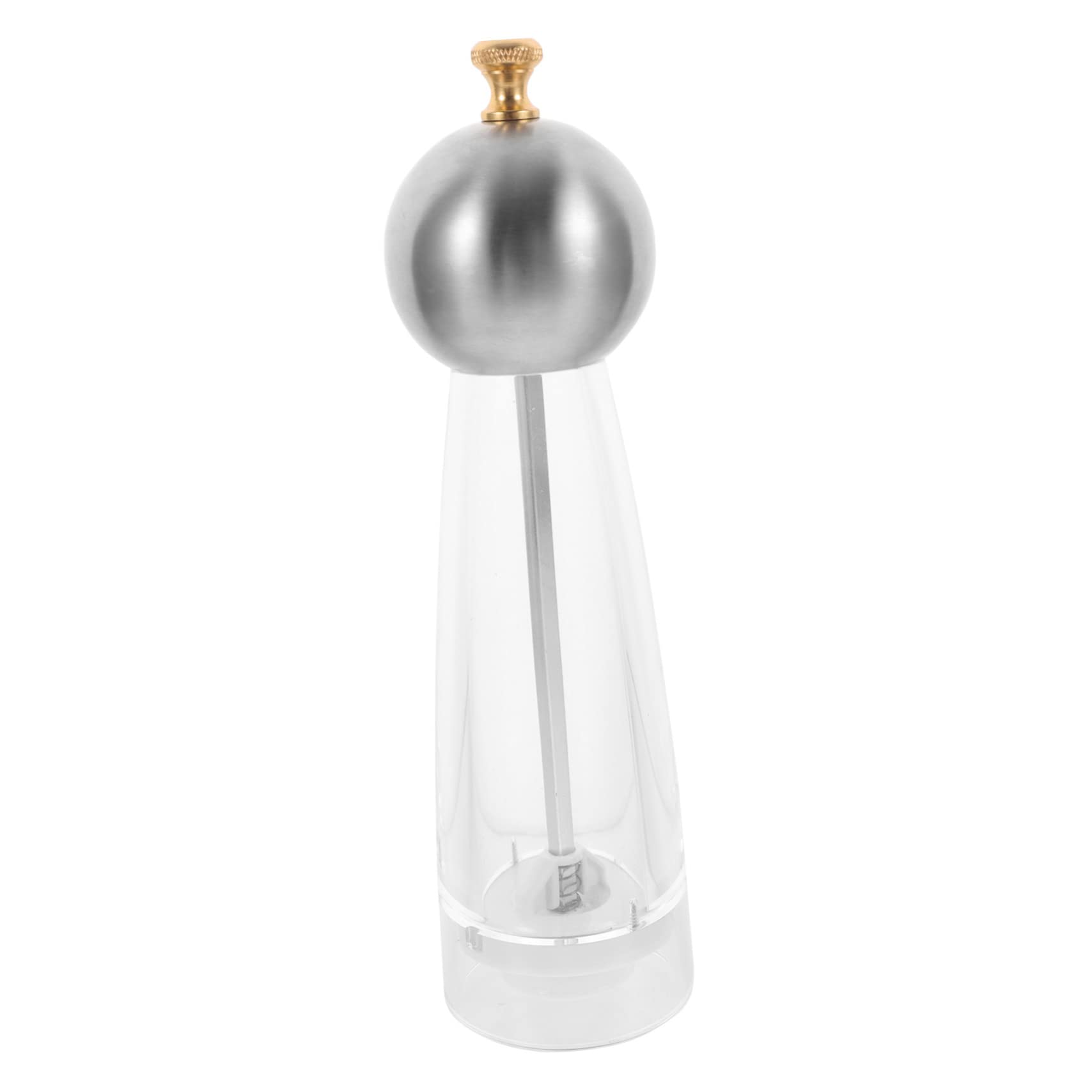 Moulin à épices en acier inoxydable durable pour sel marin de table