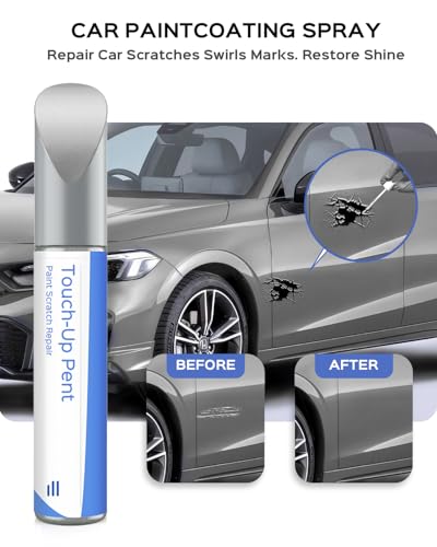 NH-700M Alabaster Silver Metallic Touch Up Paint Compatible with Honda Exact Match Chips and Nicks Touch Up - Image 3