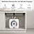 Ganggend 2.5 Gallon Electric Water Heater, 1500W 110V Mini Tank Under Sink Instant Hot Water Heater with Pressure Relief Valve, Digital Display for Kitchen, RV, Laundry, Food Truck