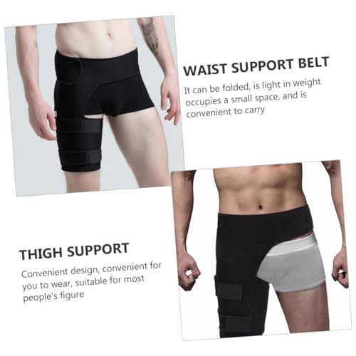 Faja Soporte de Muslo Ajustable para Fitness y Lesiones miniatura 6