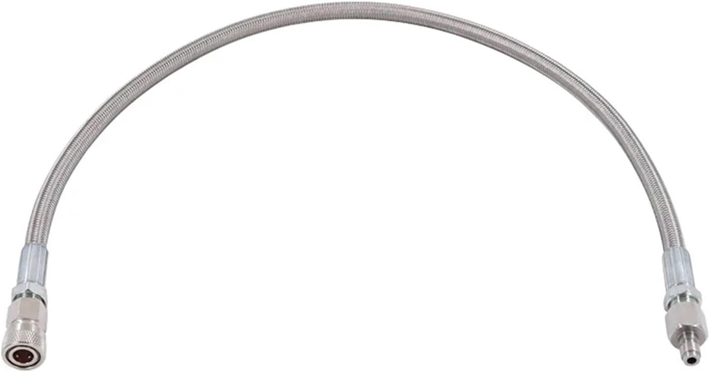 1個 24インチ ステンレススチール チャージングシステム 高圧エアタンクホース リモートフィルホイップ延長(24 inch)