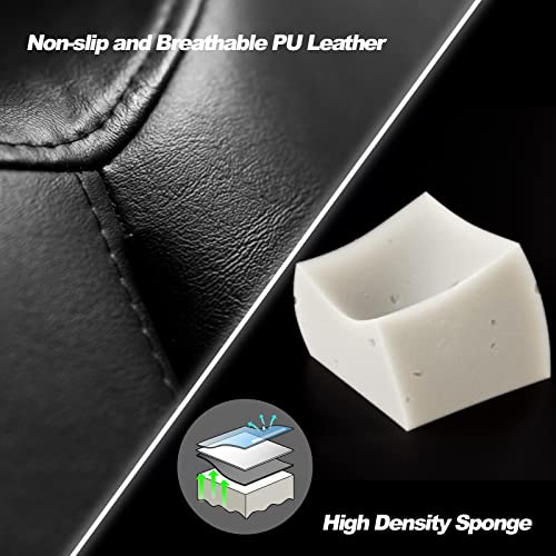 Two-Up Motorcycle Seats Rider Passenger Seat Fit For Harley Touring Road King 1997 1998 1999 2000 2001 2002 2003 2004 2005 2006 2007 Street Glide 2006-2007 [One Peice Driver & Passenger Seat] #TOP2