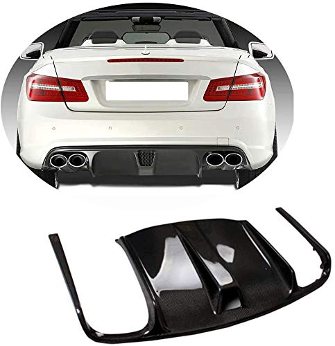 XTT for Mercedes Benz E-Class W207 Coupe AMG 2009 2010 2011 2012 Rear Bumper Lip Carbon Fiber Car Diffuser Spoiler Bodykit