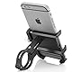 MidGard PRO3 Fahrrad Handyhalterung Aluminium Motorrad Scooter Fahrrad e-Bike Universal Handy Halterung Schnellspanner Lenker für Handy Halter drehbar für 4,7-7,2 Zoll Smartphone, Navi - Schwarz