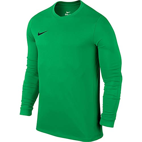 Nike LS Park VI Jsy – Long-Sleeved Shirt, Hyper Green/Black, Medium