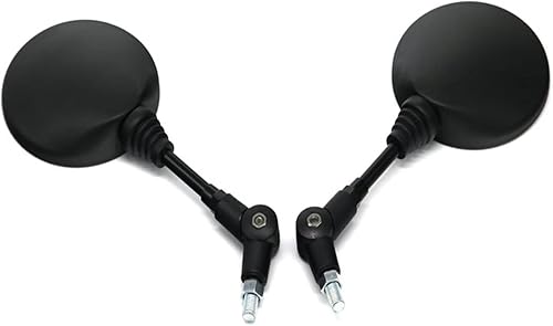 Miniatura 5 de Espejos laterales de motocicleta Espejo lateral de moto Espejo retrovisor 0.315 in 0.394 in Negro Universal Plegable Motocicleta Retrovisor Espejos