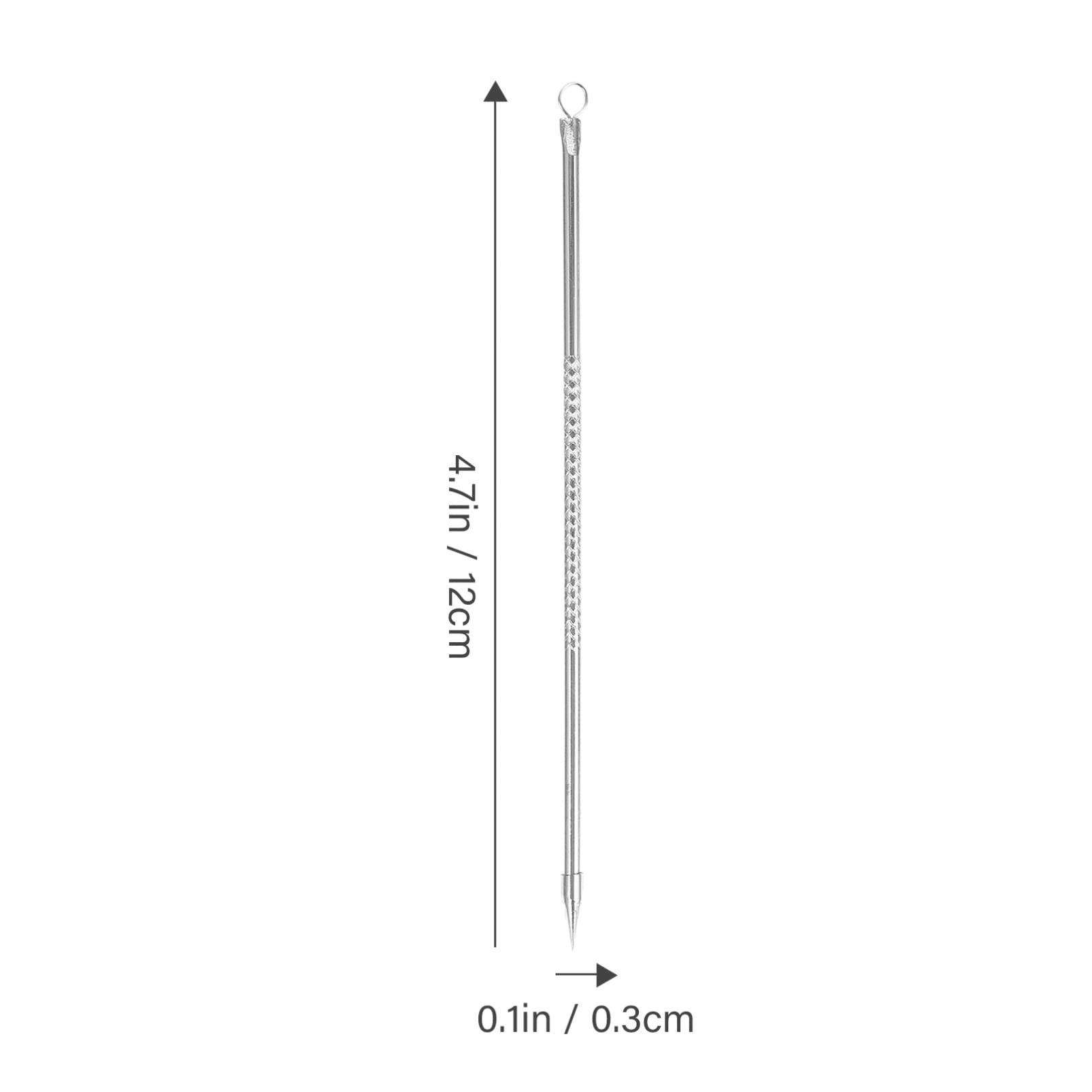 Gogogmee Blackhead Removal Tools 7pcs Clip for Blackheads Portable Compact Stainless Steel Needle Reusable for Daily Use