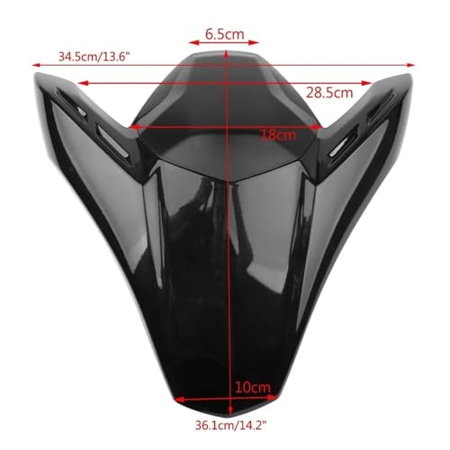 Asiento cubierta trasera de plástico ABS para Kawasaki Z 900 mate 4