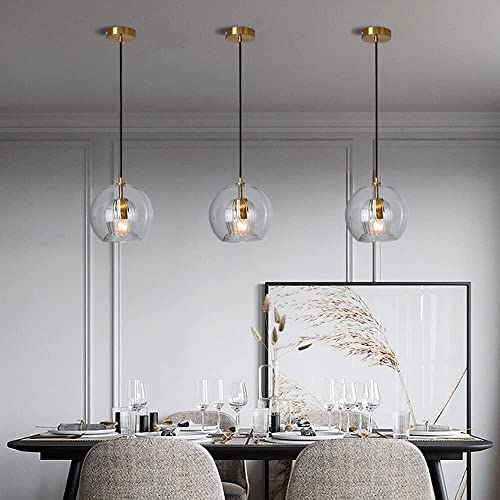 Luminaire de plafond anti-éblouissement double verre pour table de repas - 7
