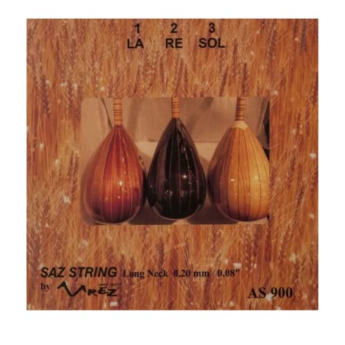 Jeu de cordes Avarez Saz pour Long Saz Premium Quality 0.20/0.08" Cover