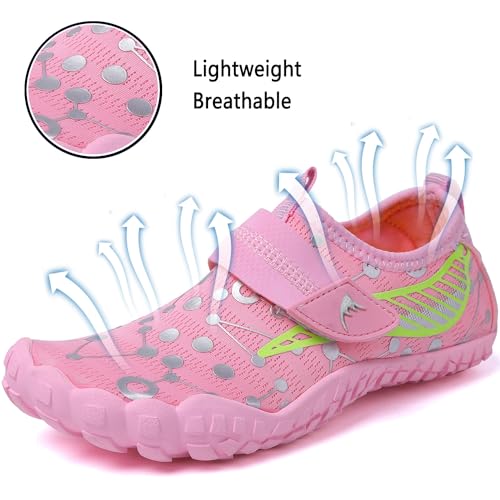 Image of Quickshark Kids Water Shoes Boys Girls Barefoot Aqua Socks Outdoor Indoor Quick Dry Sandals Lightweight Slip On Walking Sneakers for Beach Pool Swim (Little Kid /Big Kid)