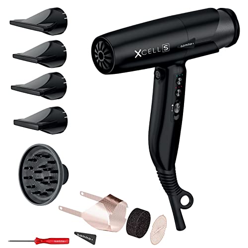 Sèche-cheveux ionique XCELL S Gamma+ ultraléger 290g