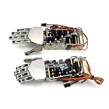 LXSWY Brazo robótico 5DOF Robot Humanoide Metal Manipulador Cinco Dedos Antropomórfico Izquierda + Mano Derecha con Servo