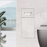 Nicho Empotrado para portarrollos de Papel higiénico con Papelera Oculta, de...