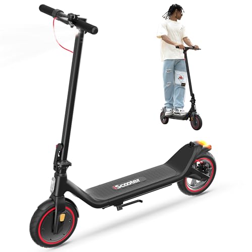 Image of iScooter Electric Scooter, 18 Miles Long Range, 18 Mph Top Speed, Commuting Electric Scooter with Cuise Control, Double Braking Systems E Scooter for Adults and Teens - i8L