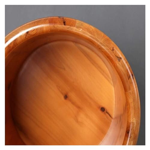 Tina de pies de madera sólida para spa y masaje miniatura 4