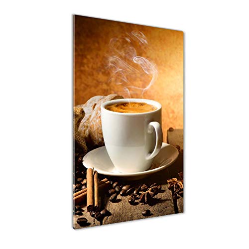 Image tableau photo décorative une tasse de café brun 50x100 cm salon - 2