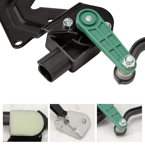 Taesayl Niveausensor Luftfederung Xenon Scheinwerfer Höhensensor für A6 4F A6 C6 Leuchtweitensensor Niveau Sensor Leuchtweitenregulierung Niveauregulierung mit hinten links und rechts 4F0616572D