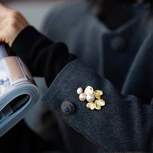 Broche écharpe en soie pour pulls et cardigans de bureau chic - 2
