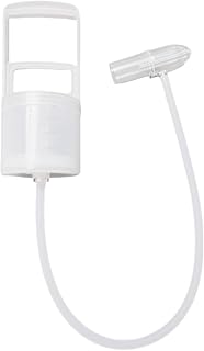Baby Nose Aspirator, Manual Nasal Sucker, Strong Suction Anti-Backflow Design Booger Picker Remover Safe and Gentle for Children and Babies, 17 x 8.2 x 8.2cm | Handdragare igensatta passager och boogers för barn, småbarn, barn, flickor, pojkar