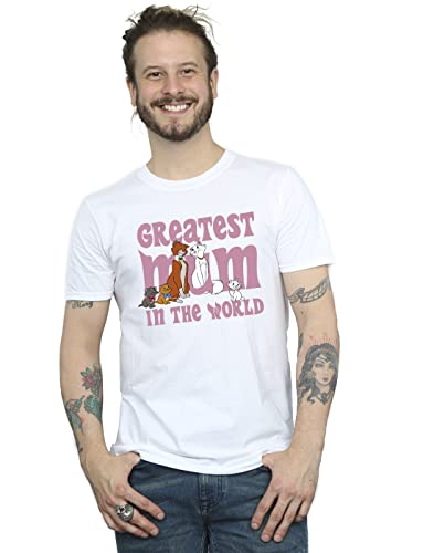 Image of Disney Men's The Aristocats Greatest Mum T-Shirt White XX-Large