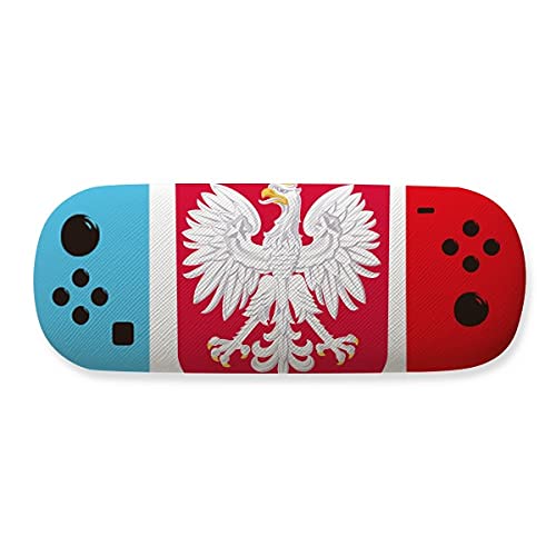 Étui de rangement pour lunettes Pologne idée cadeau avec aigle polonais