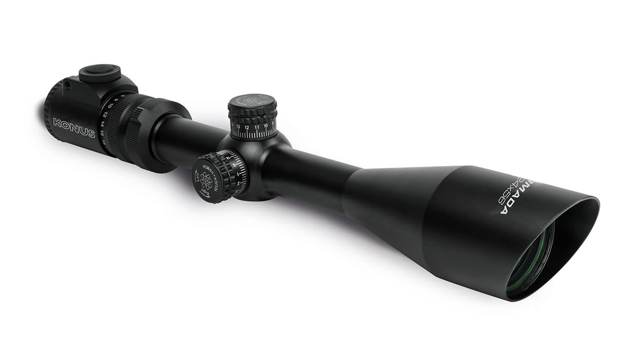 KONUS | ARMADA 6-24x56 Reticolo Fine Crosshair Accurato, Messa a Fuoco Rapida, Zoom 6-24x56