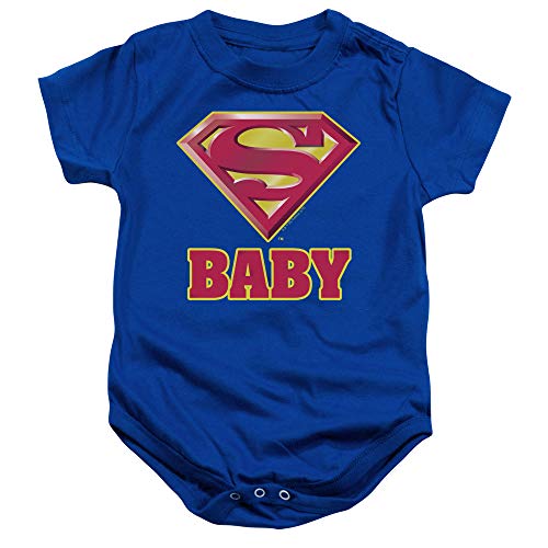 Popfunk Superman Super Baby Onesie Bodysuit, 24 Months